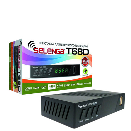 Цифровой ресивер SELENGA DVB-T2 Т68D