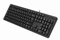 Клавиатура проводная A4Tech KK-3, USB, черный