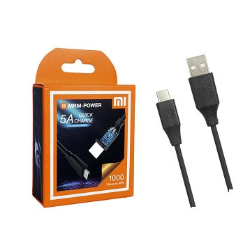 Кабель USB для TYPE-C, MRM M9t Резиновый кабель 1м. 5A