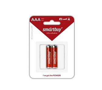 Батарейки SMARTBUY LR03 BL2 (24/240) (SBBA-3A02B)