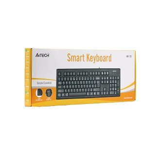 Клавиатура проводная A4Tech, KM-720 Black PS/2