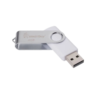 USB 2.0 накопитель SMARTBUY 4GB Twist, серебро