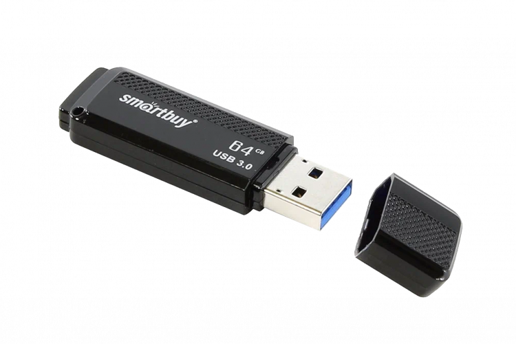 USB 3.0  накопитель SMARTBUY 64GB Dock Black