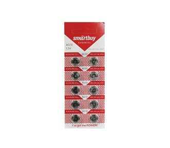 Батарейки SMARTBUY AG10 BL10 (10/2000) (SBBB-AG10-10B)