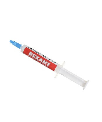 Паста теплопроводная КПТ-8 REXANT, шприц, 2 мл