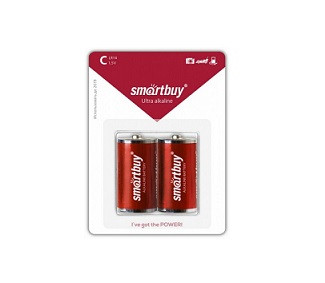Батарейки SMARTBUY LR14 BL2 (SBBA-C02B)