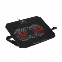 Подставка для ноутбука DEFENDER NS-510 для диагонали 15.6", 2 вентилятора, RGB подсветка, 2хUSB-порта, черный