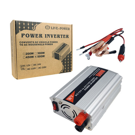 Автомобильный инвертор 12V>>110V  500W