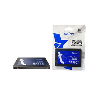 SSD NETAC 256GB SA500, SATA-III, R/W - 520/450 MB/s, 2.5", 3D