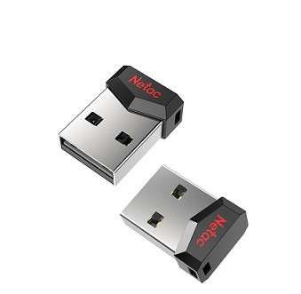 USB 2.0 накопитель NETAC 8GB UM81Ultra чёрный металл