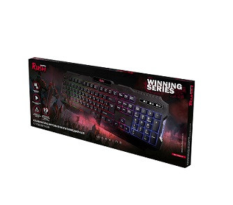 Клавиатура проводная SMARTBUY, RUSH Warrior 308, черная, USB