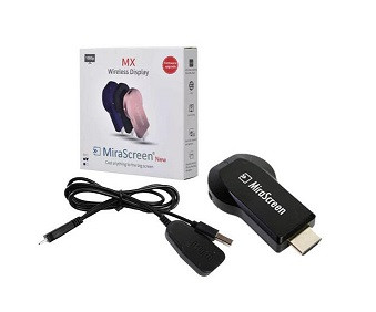 Беспроводной адаптер HDMI MX  (подключение смартфона к TV по Wi-Fi, 1.2Ghz 128Mb RAM) черный ANYCAST
