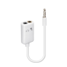 Кабель AUX 2в1 для наушников и микрофона KY-39 (UG) Jack 3,5мм, длина 20см