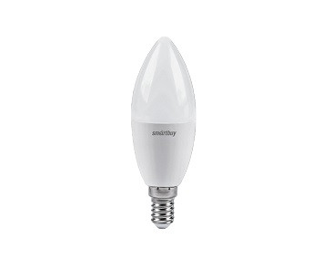 Лампа светодиодная SMARTBUY C37 12Вт 6000K E14 (холодный свет)
