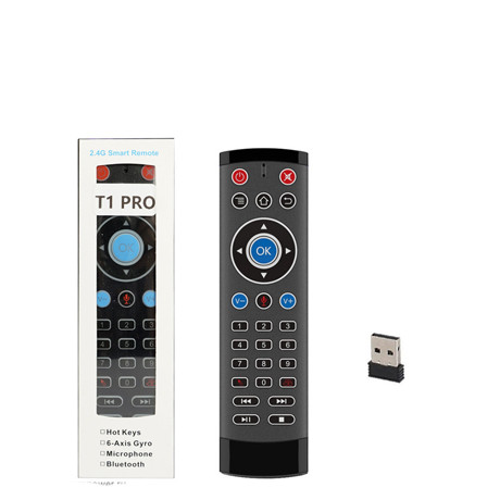 Пульт с гироскопом и голосовым управлением T1 Pro