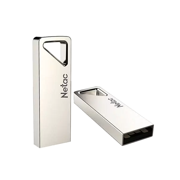 USB 2.0 накопитель NETAC 4GB U326 серебристый