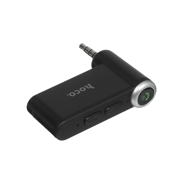 Ресивер HOCO E58, пластик, Bluetooth, AUX, TF, микрофон, цвет: чёрный