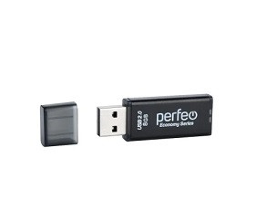 USB 2.0 накопитель PERFEO 4GB E03 ECO черная