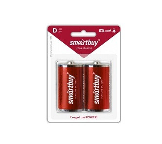 Батарейки SMARTBUY LR20  BL2  (SBBA-D02B)
