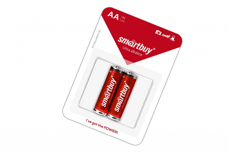 Батарейки SMARTBUY LR6 BL2