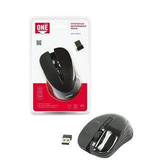 Мышь беспроводная SMARTBUY ONE 340AG, чёрная (SBM-340AG-K)