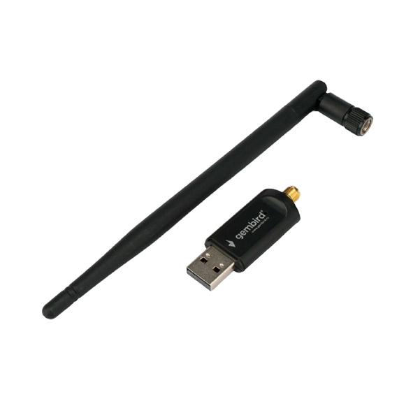 Wi-Fi адаптер GEMBIRD сетевой двухдиапазонный 600 Мбит, USB, 802.11b/g/n/ac/а