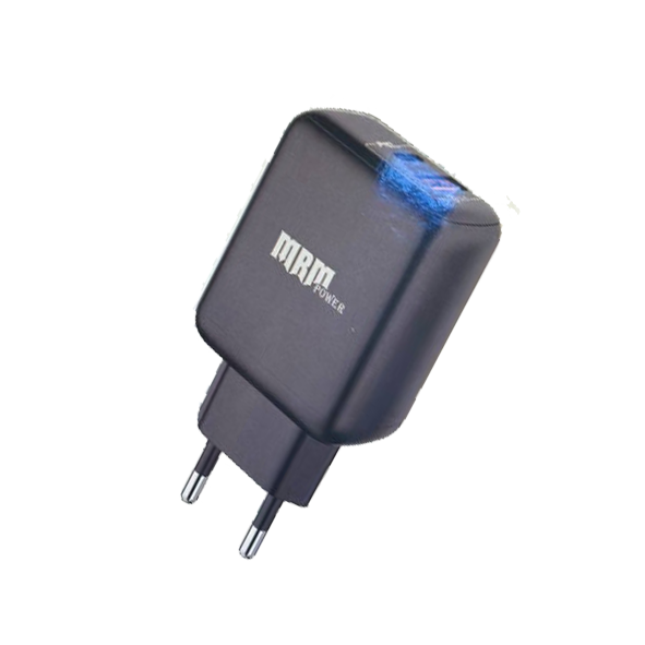 Блок питания сетевой 1 USB, TYPE-C MRM XQ85 PD45W+1USB QC3.0 Black