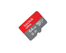 Карта памяти MicroSD  64GB SANDISK Class 10 Ultra UHS-I  (120 Mb/s) без адаптера
