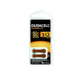 Батарейки DURACELL DA312/6BL ActiveAir Nugget Box ZA312 (DR DA312/6BL