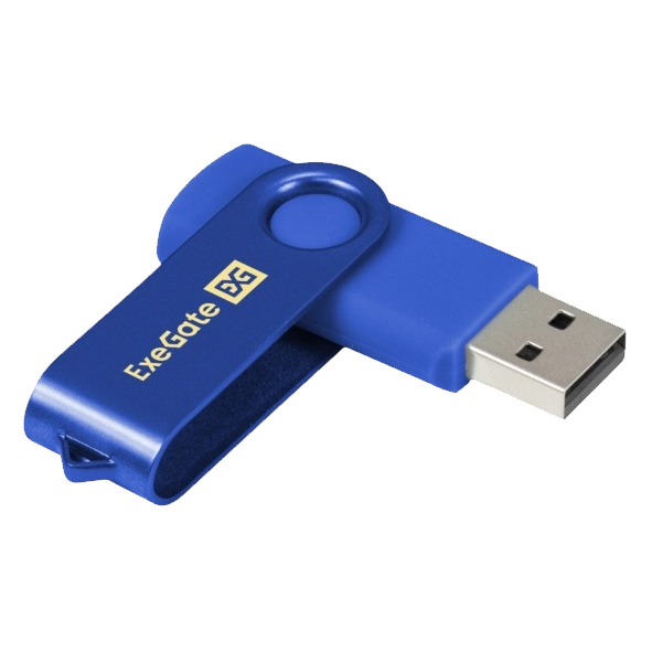 USB 2.0 накопитель EXEGATE 16GB Jet, синий