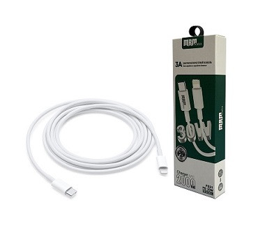 Кабель TYPE-C, - LIGHTNING, 8 pin, MRM FQ21 PD 20W 2м