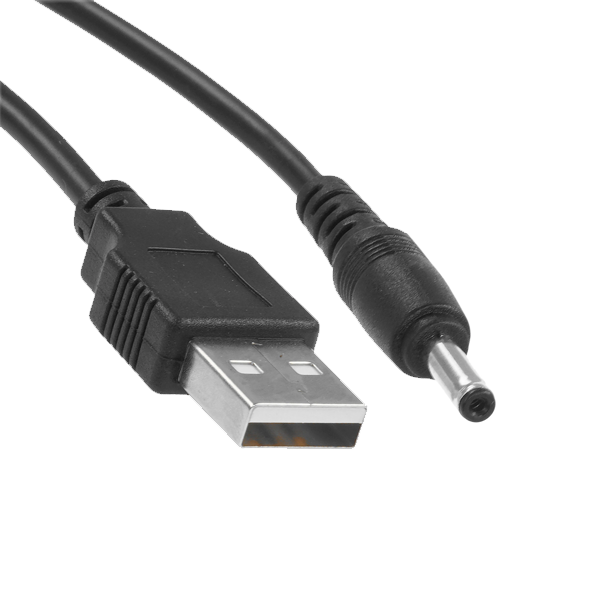 Кабель USB A(M) - DC 3.5x1.35mm(M) D09 NoName, 1м