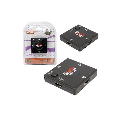 Адаптер HDMI Switcher 3x1 Port (Black) H55
