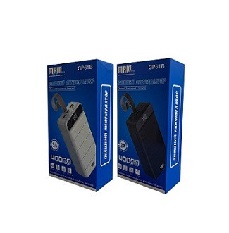 Аккумулятор внешний MRM GP61B 40000mAh PD20W/QC3.0/Fast 22.5W/LED Display