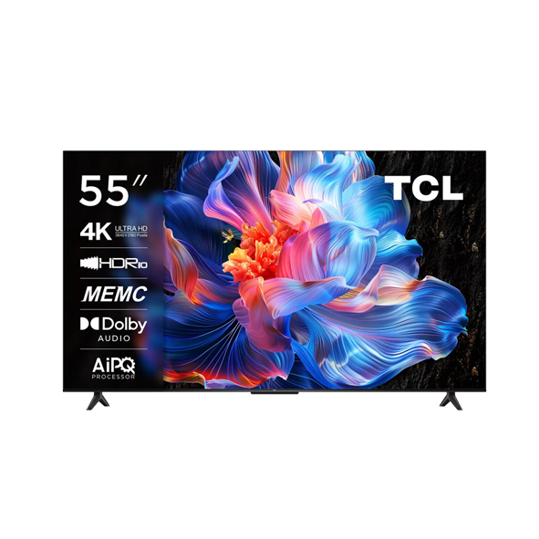 Телевизор TCL 55" 55P6K черный QLED 4K UHD 60Hz Smart