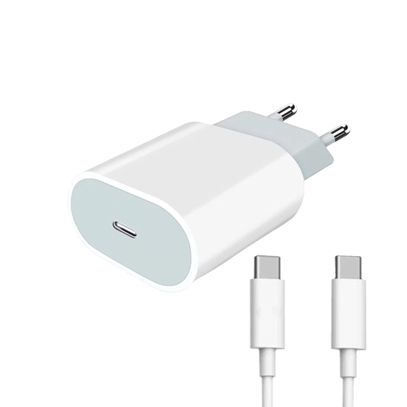 Блок питания сетевой 1 TYPE-C +кабель C-C RT36 35W type-C Быстрая зарядка