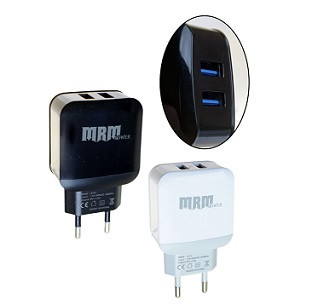 Блок питания сетевой 2 USB MRM S31 5V/2,4A (без упаковки)