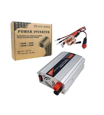 Автомобильный инвертор 12V>>220V  500W