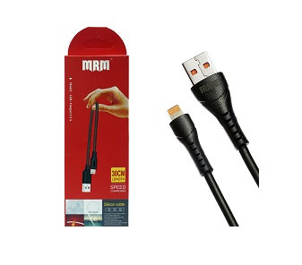 Кабель USB APPLE-LIGHTNING, 8 pin, MRM Гелевый G04 silicone cable 30 см.