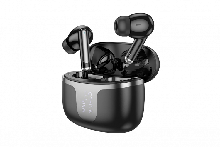 Наушники внутриканальные HOCO EQ10 Plus Harmony, пластик, bluetooth 5.4, микрофон, цвет: чёрный