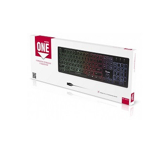 Клавиатура проводная с подсветкой SMARTBUY, ONE 305 USB черная (SBK-305U-K)