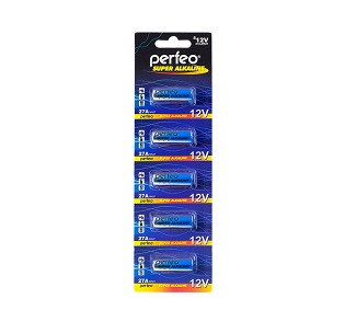 Батарейка Perfeo 27A/5BL Super Alkaline (PF 27A/5BL)