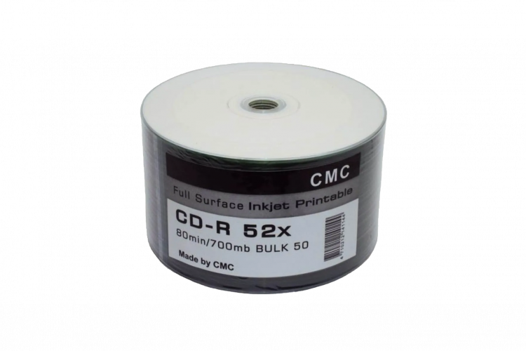 CD-R CMC 700мБ Bulk/50/100 (для печати) CD-R CMC 700мБ Bulk/50/100 (для печати)