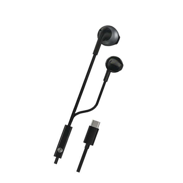 Наушники внутриканальные HOCO M115 Sagacious, микрофон, кабель Type-C, цвет: чёрный