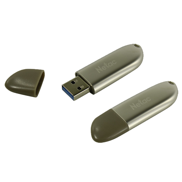 USB 3.0 накопитель NETAC 256GB U352 серебро