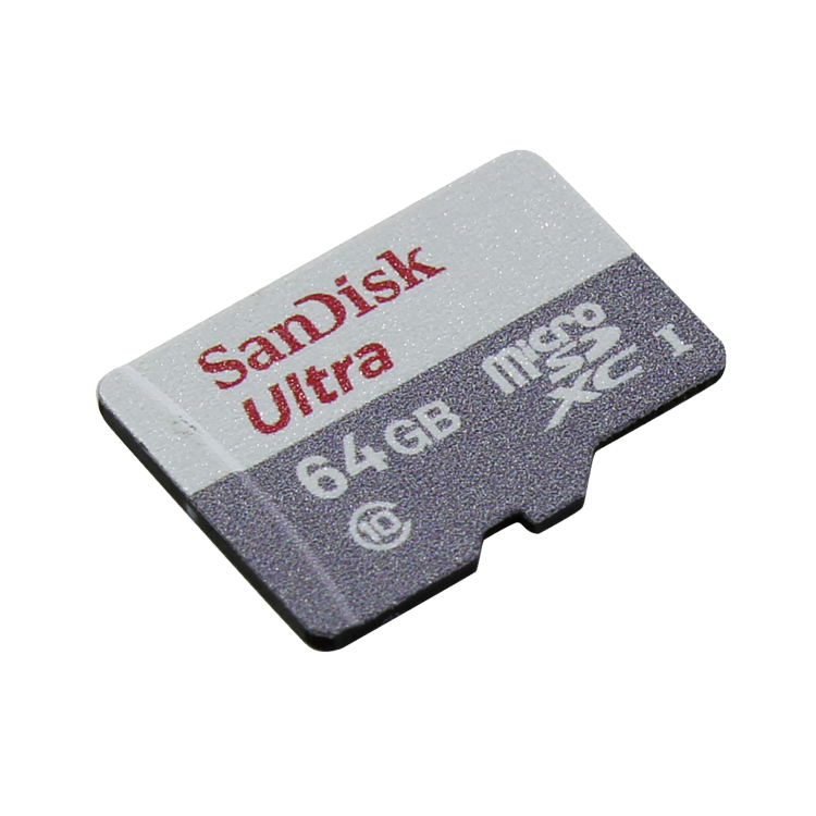 Карта памяти MicroSD 64GB SANDISK Class 10 Ultra Light UHS-I  (100 Mb/s) без адаптера