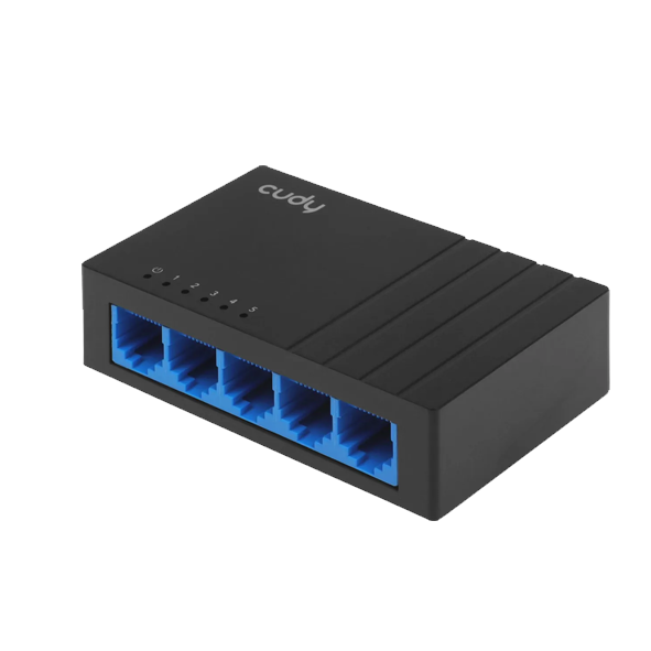 Коммутатор CUDY GS105D (L2) 5x1Gbит/с неуправляемый