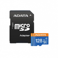 Карта памяти  microSDXC ADATA 128Gb Class 10 UHS-I, SD adapter
