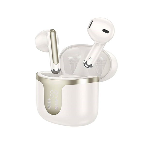 Наушники внутриканальные HOCO EQ7 Snowflake, пластик, bluetooth 5.3, микрофон, цвет: белый Наушники внутриканальные HOCO EQ7 Snowflake, пластик, bluetooth 5.3, микрофон, цвет: белый
