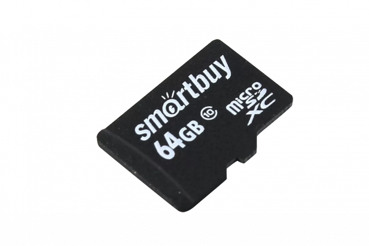Карта памяти MicroSD 64GB SMARTBUY Сlass 10 без адаптера